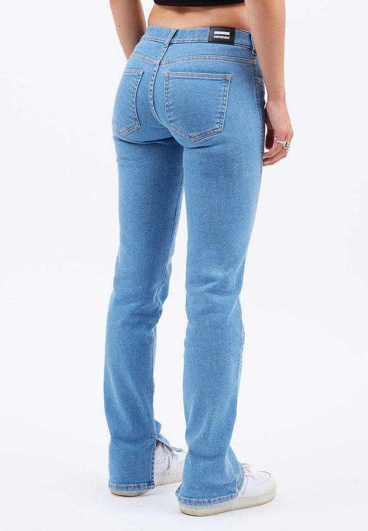 Dr Denim Damen Dixy Straight Shoe C Jeans, Cape Plain Light Blue, S/34