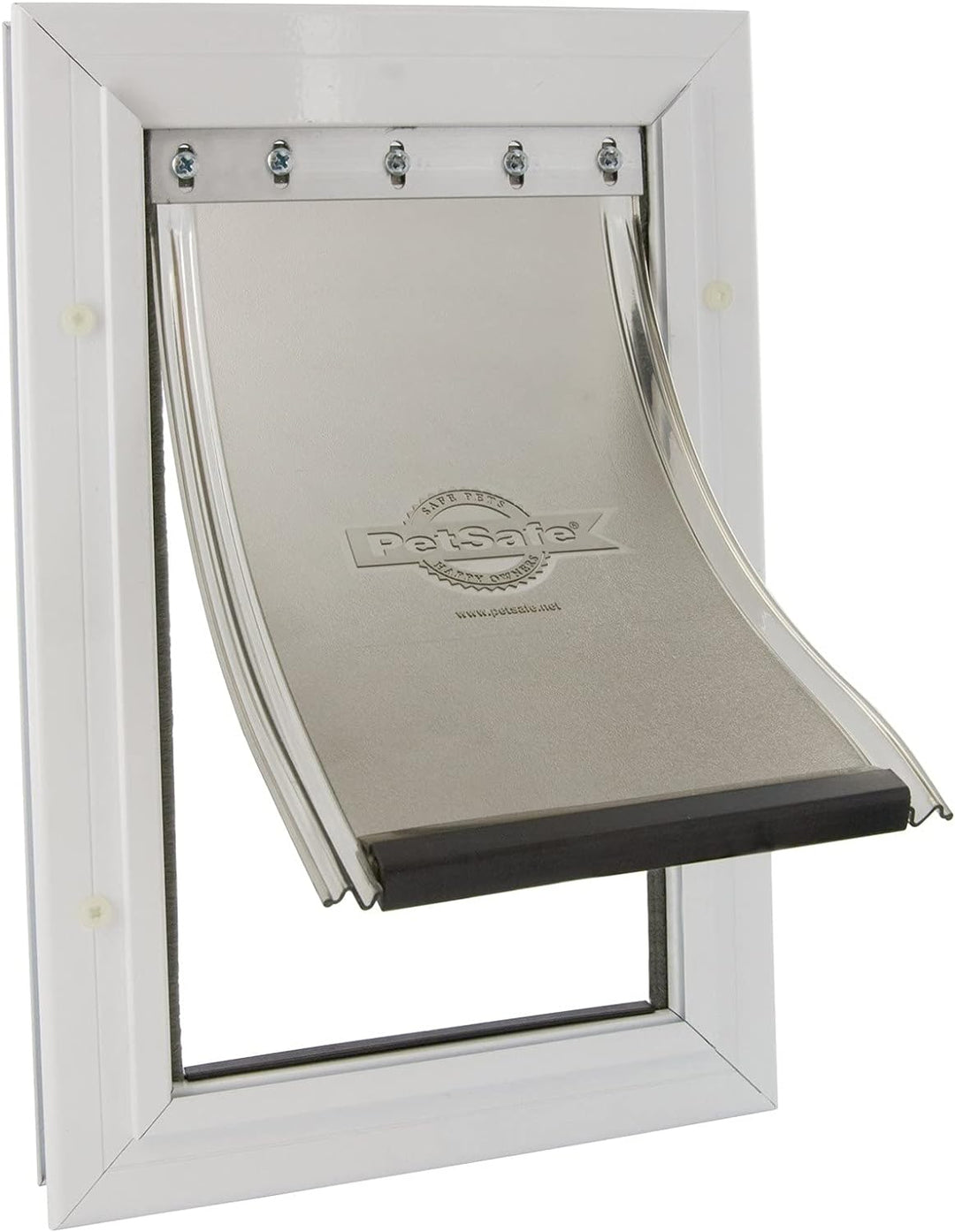 PetSafe Staywell Aluminium Hundeklappe, Langlebiger Aluminium-Rahmen, Magnetverschluss, Für Hunde bi