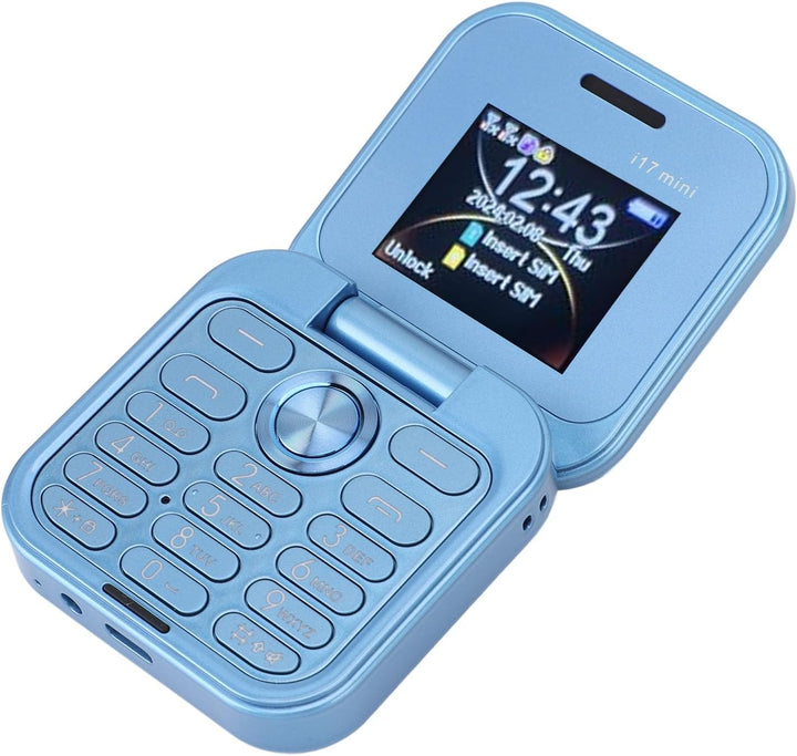 Entsperrtes Klapphandy für Senioren, ältere Menschen, 2G Basic, Einfach zu Bedienendes, Kleinstes Mo
