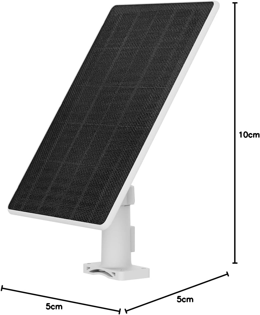 EZVIZ 8W Solarpanel mit Typ-C-Anschluss, Stromversorgung für Überwachungskamera Akku Solar, Wasserdi
