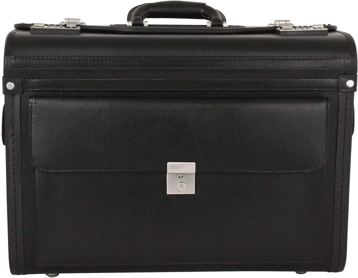 Sehr Grosse XL Pilotenkoffer Bowatex Aktenkoffer Business Koffer Schwarz 52cm