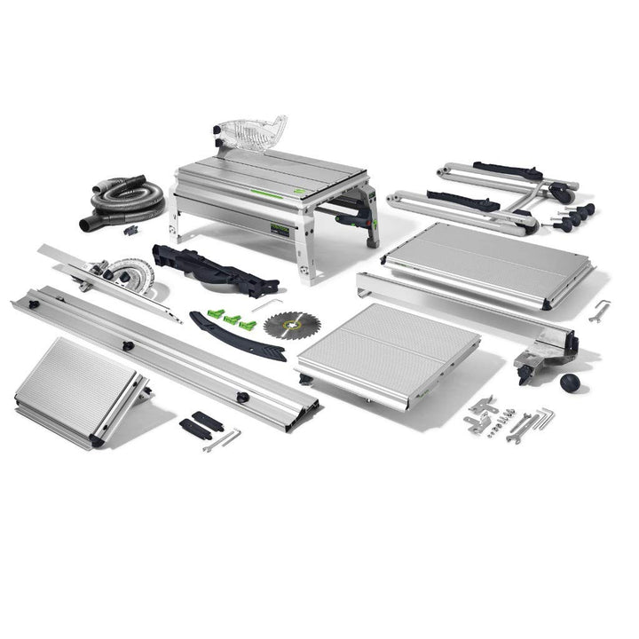 Festool Tischzugsäge CS 50 EBG-Set PRECISIO (mit Kreissägeblatt, Winkelanschlag, Längsanschlag, Schi