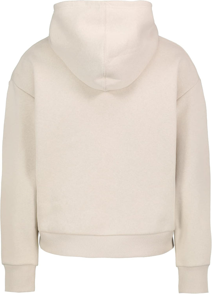 Sublevel Damen Basic Pullover Hoodie mit Mini-Print L Light-beige, L Light-beige