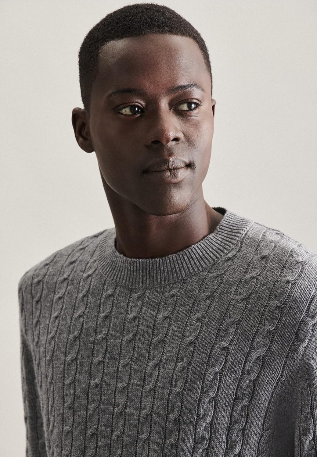 Seidensticker Herren Pullover, L Grau