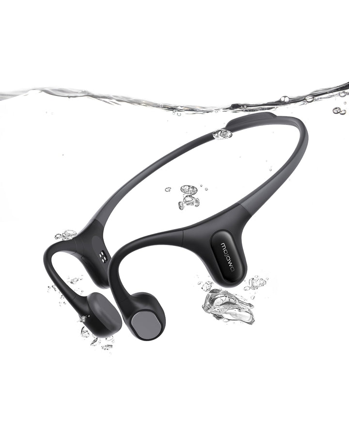 mojawa Run Plus New Knochenschall Kopfhörer Schwimmen mit 32GB MP3-Player, IP68 Wasserdicht Bluetoot