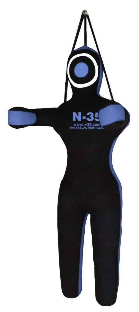N-35 Dummy 180cm,Judo,Boxing,Ringen,MMA, Grappling,Ju Jutsu,Wurfpuppe ungefüllt Hell Blau 180, Hell