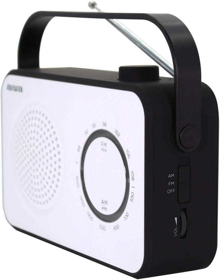 Aiwa R-190BW Kofferradio FM, MW Weiss