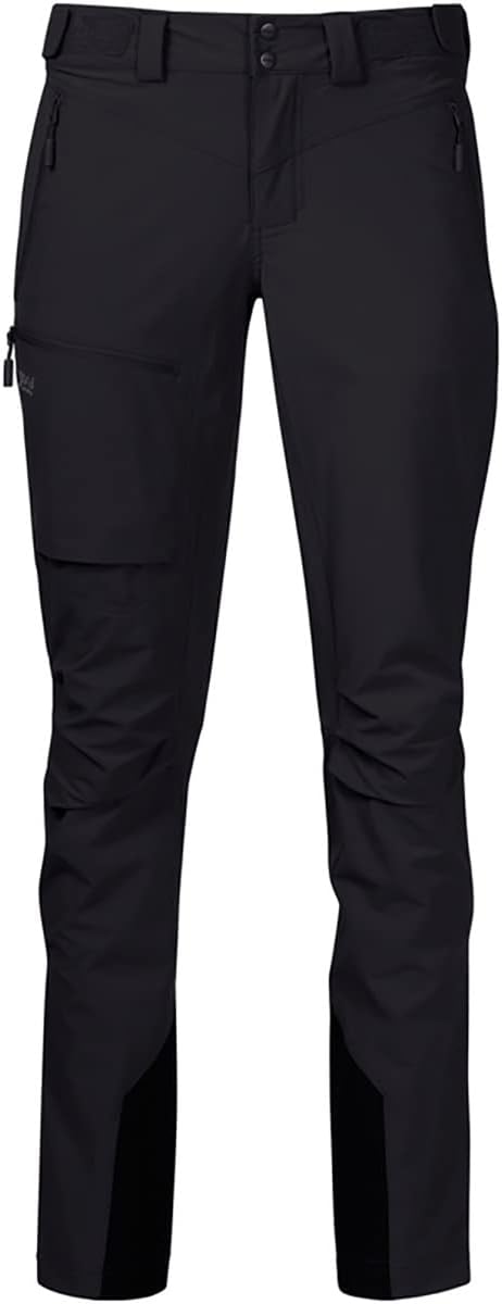 Bergans Breheimen Softshell W Pants XL Black / Solid Charcoal, XL Black / Solid Charcoal