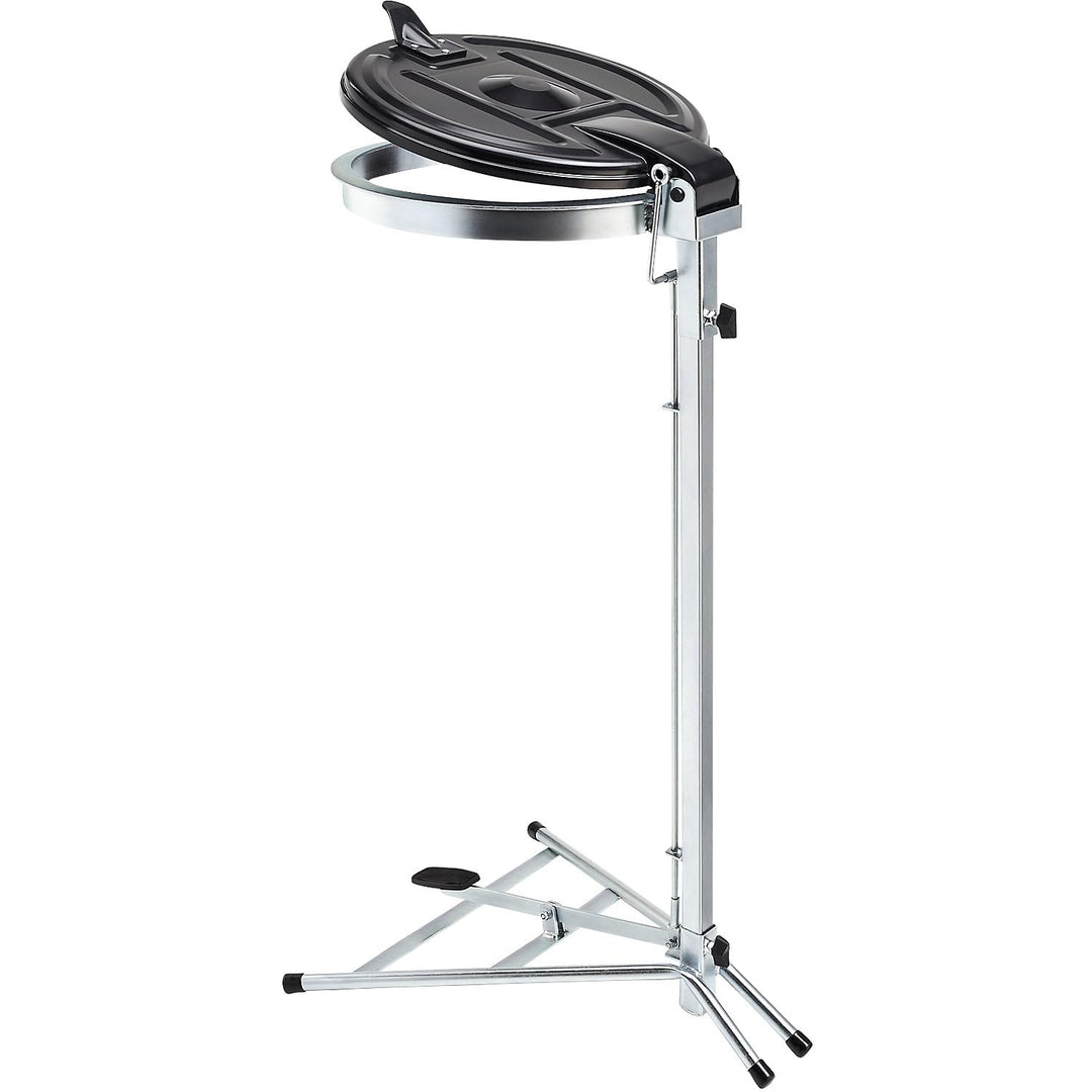 Certeo | Müllsackständer | Standgestell | für Volumen 120 l | mit Pedal | Verzinkt | Kunststoffdecke