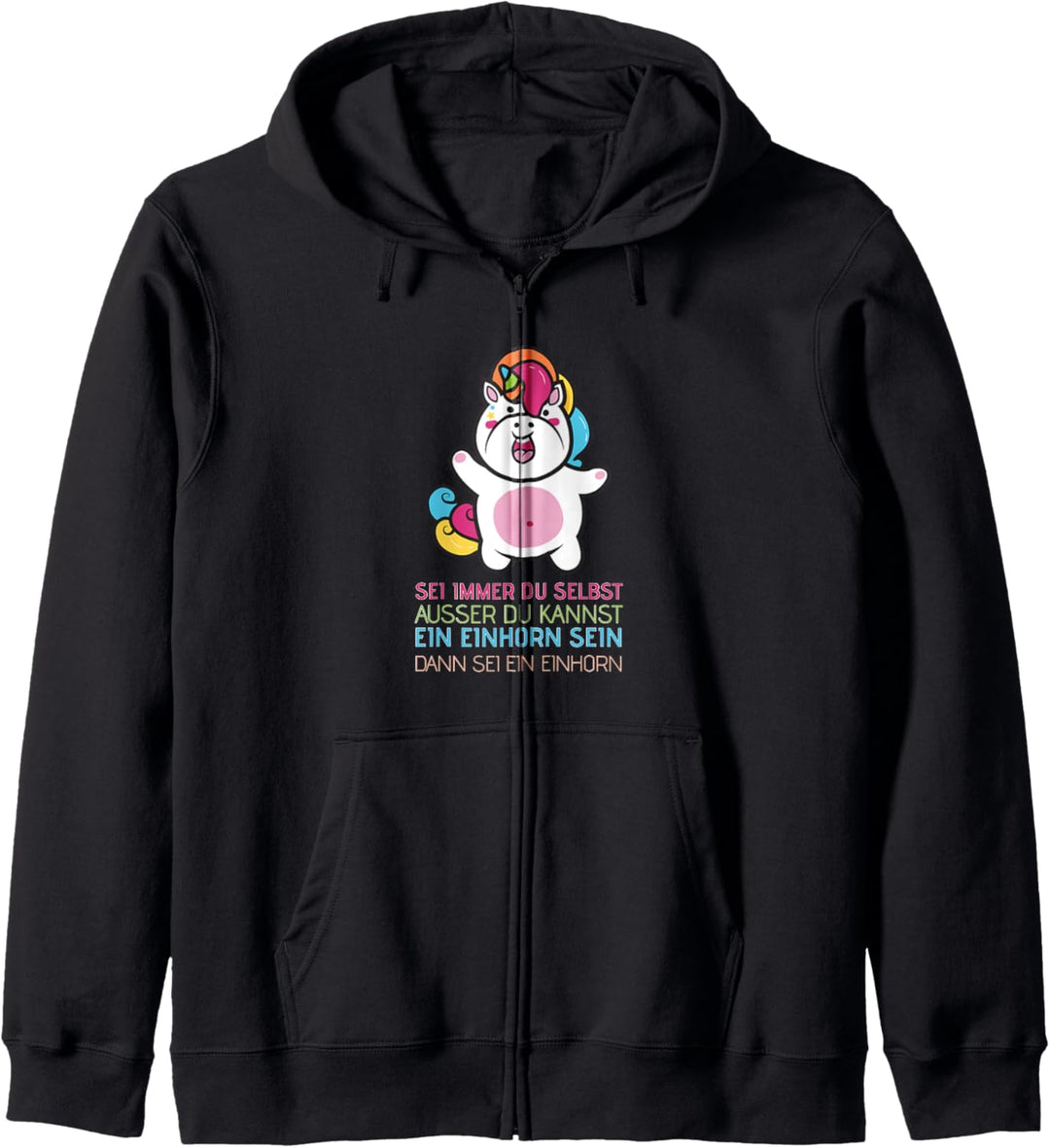 Sei immer Du selbst Einhorn Geschenk Teenager Mädchen Jungen Kapuzenjacke