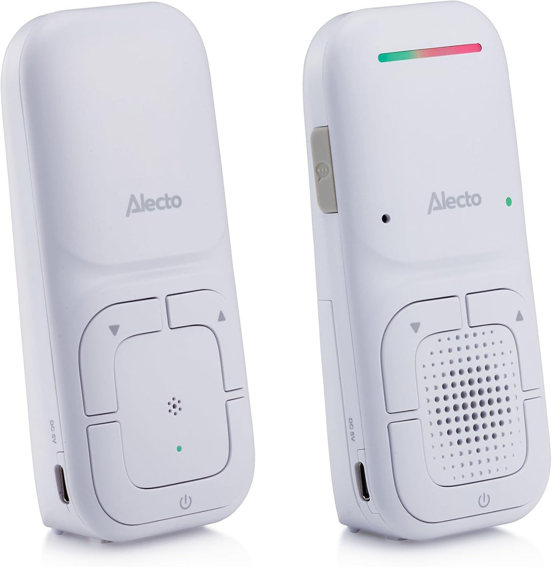 Alecto DBX130 DECT Audio-Babyphone - Full Eco-Modus, VOX-Funktion, 100% störungsfreie Verbindung, 30