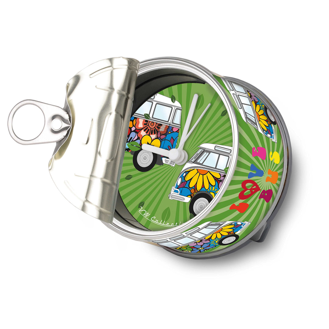 BRISA VW Collection - Volkswagen T1 Bulli Bus Tisch-Uhr, Magnet-Uhr, MyClock auch personalisierbar,