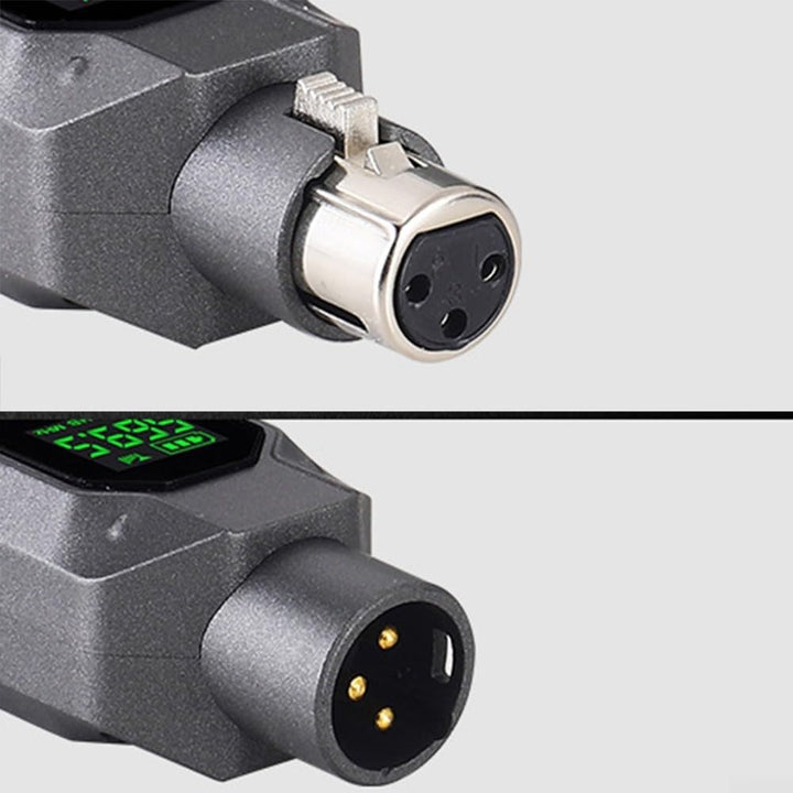 SPORTARC Drahtloser Xlr-Sender und XLR-Empfänger, kabelloser Mikrofon-Audio-Transmitter-Empfänger, d
