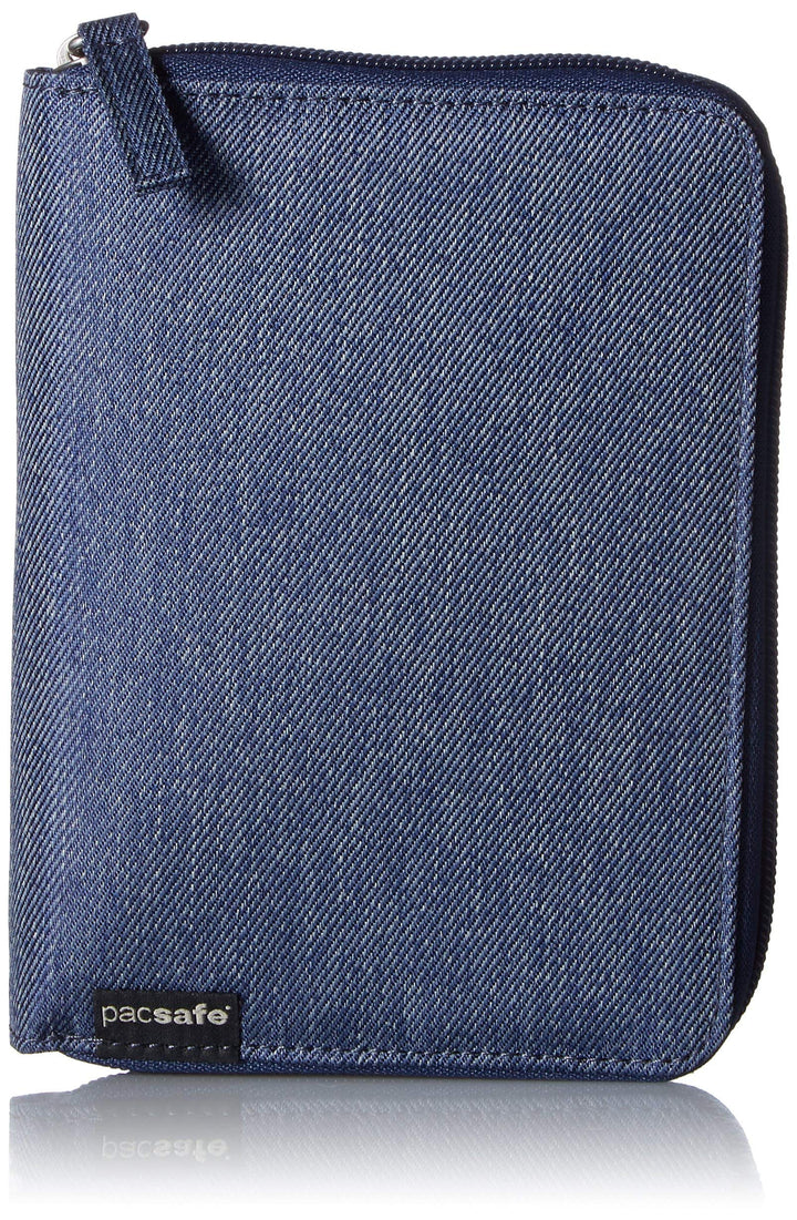 Pacsafe Rfidsafe LX150 Passmappe, 16 cm, Denim