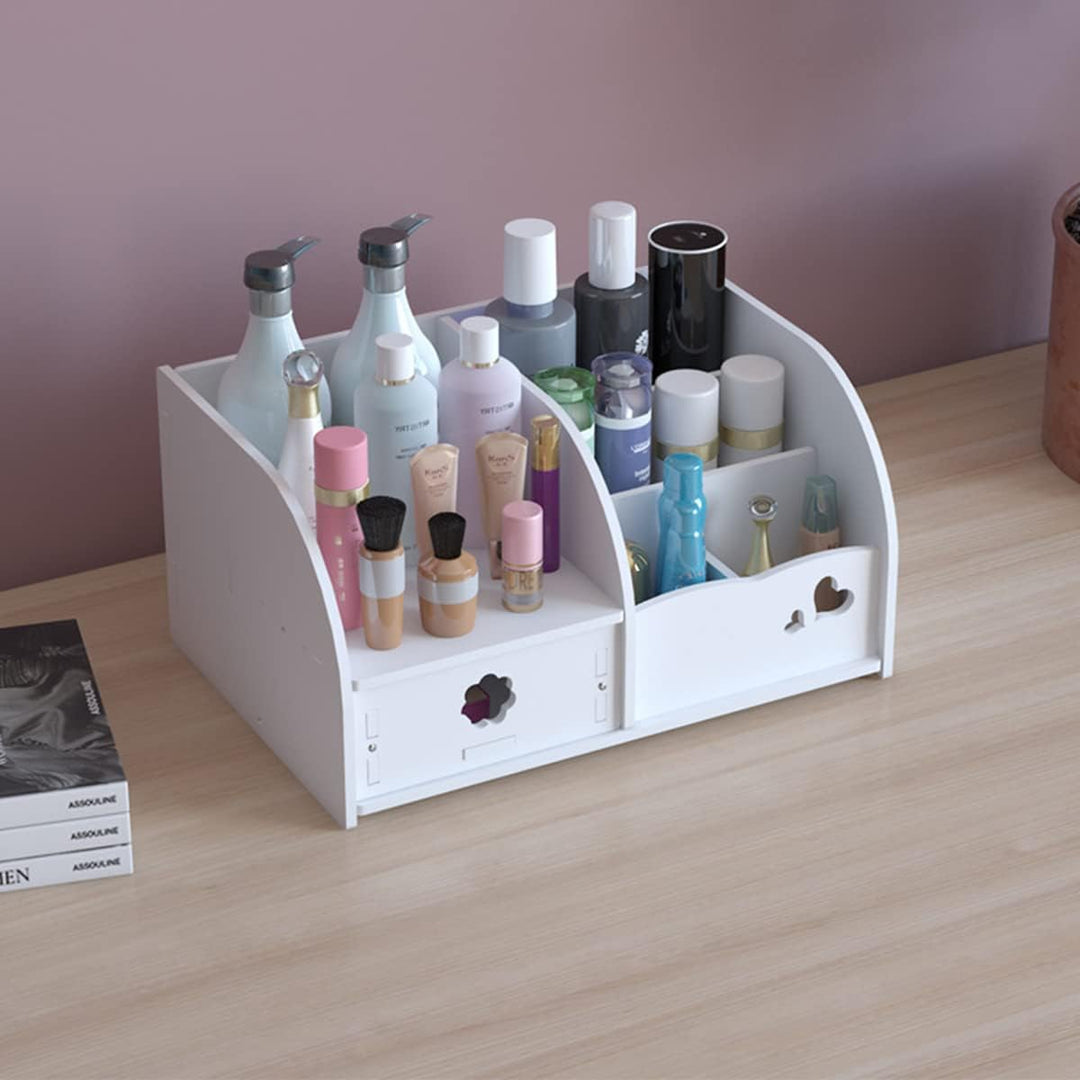 Make-up Organizer mit Schubladen, Make-up Lagerung Kosmetische Schminktisch Organizer Make-up Box mi