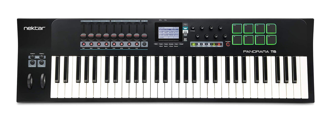Nektar Panorama T6 USB MIDI Keyboard Controller with Nektar DAW Integration and Nektarine PlugIn Con