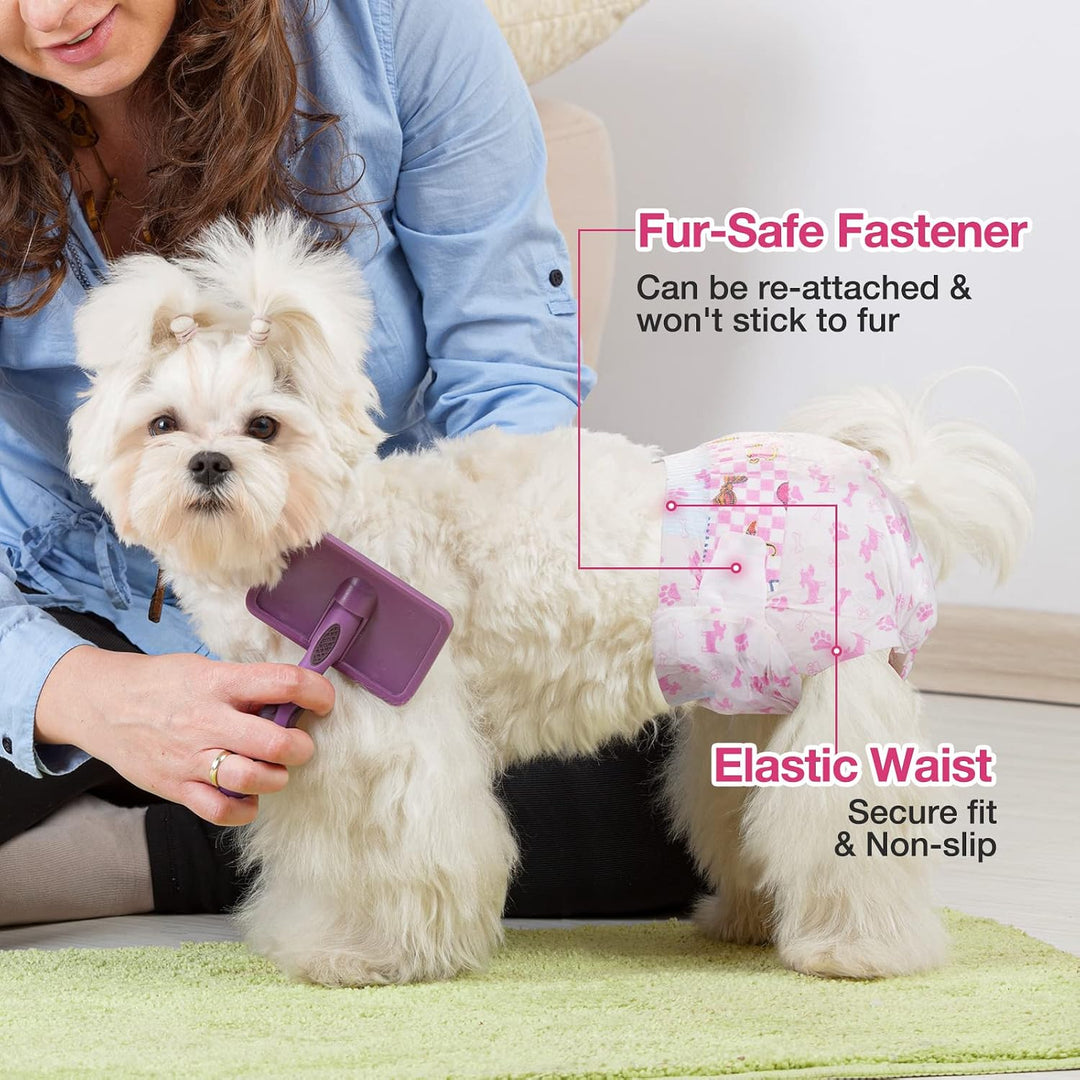 Dono Einweg-Hundewindeln, super saugfähige Hundewindeln, Flash Dry Gel Technology Welpenwindeln, aus