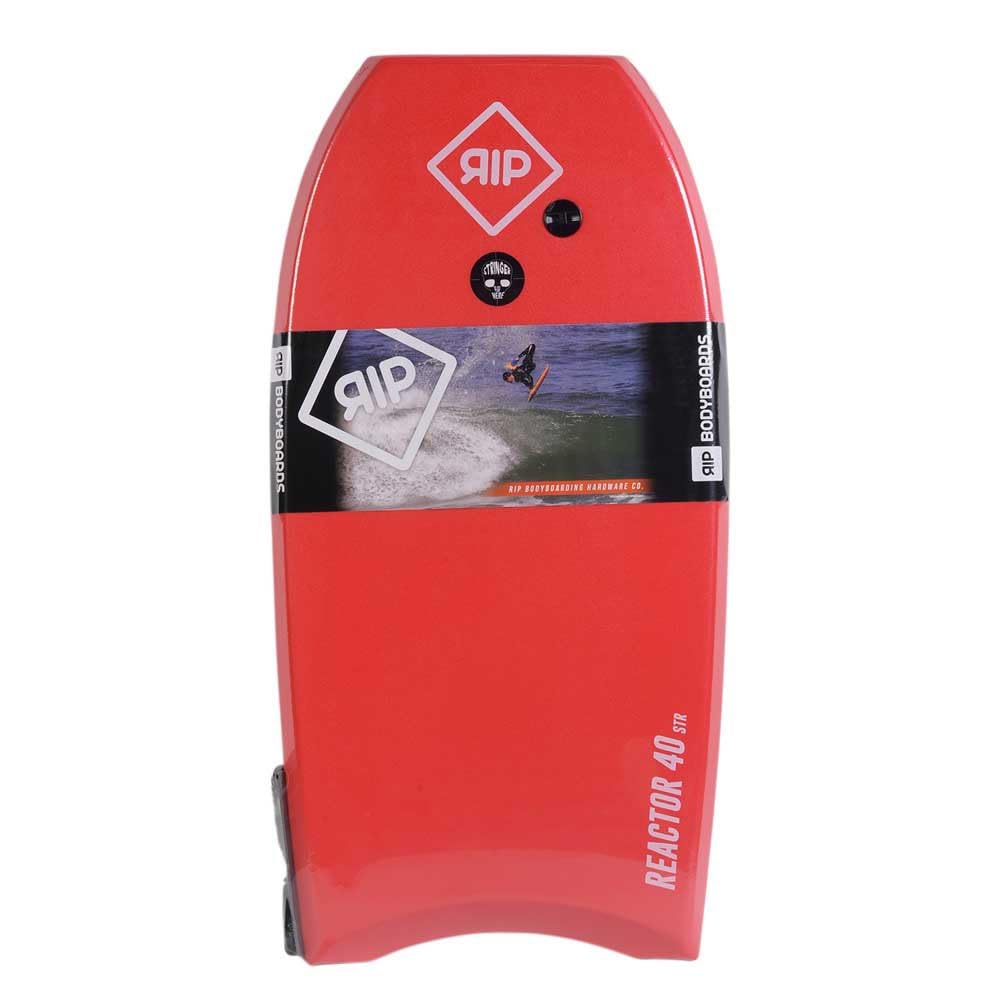 RIP Bodyboard – RIP Reactor EPS 40 + Flat Leash – 6 Farbkombinationen, CXLPE 4 mm Deck, Crescent Tai