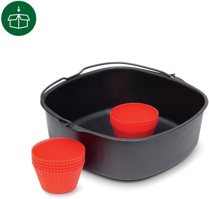 PHILIPS HD9952/00 Airfryer Back Meisterkit, kompatibel mit Modellen HD965x HD976x HD986x, Silikon, R