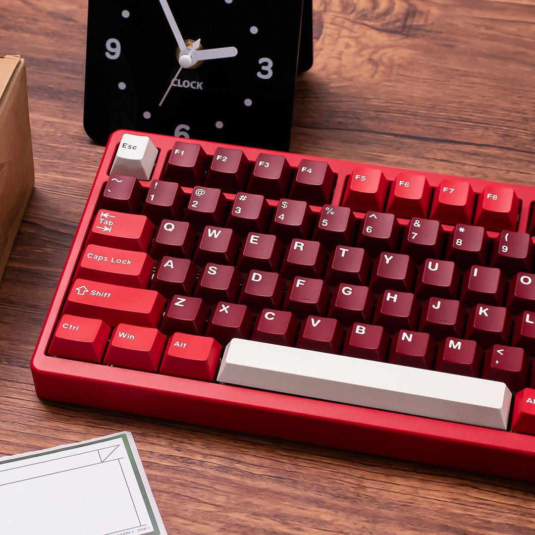 172 Tasten Doubleshot Keycaps Cherry Profil Tastenkappen 7u Spacebar für 60% 65% 95% Mechanische Tas