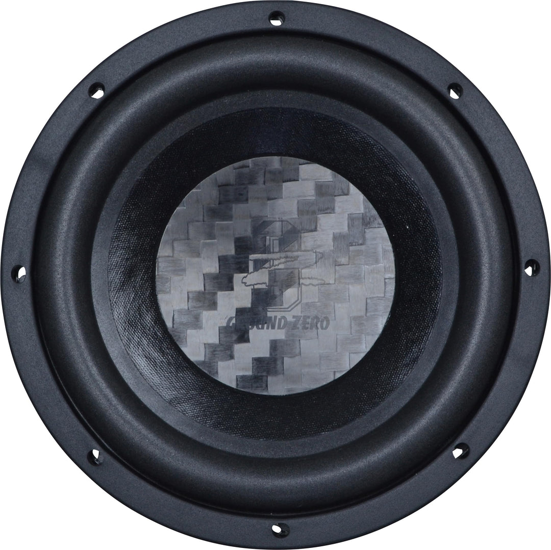 Ground Zero GZUW 10CF – 10 Zoll Subwoofer für präzisen &amp; tiefen Bass im Auto, 450W RMS, 2x2 Ohm, kra