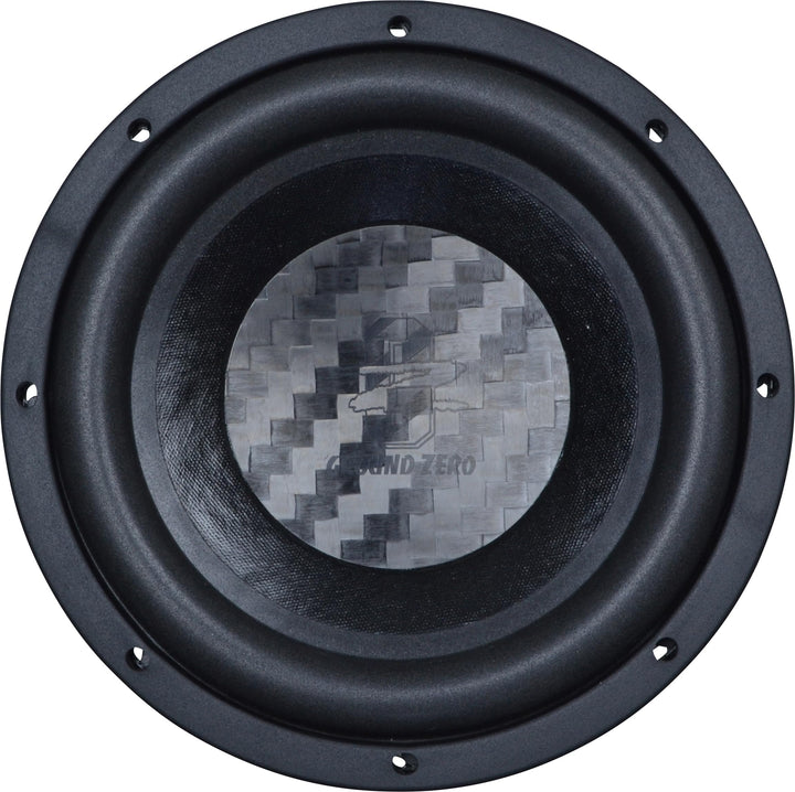 Ground Zero GZUW 10CF – 10 Zoll Subwoofer für präzisen &amp; tiefen Bass im Auto, 450W RMS, 2x2 Ohm, kra