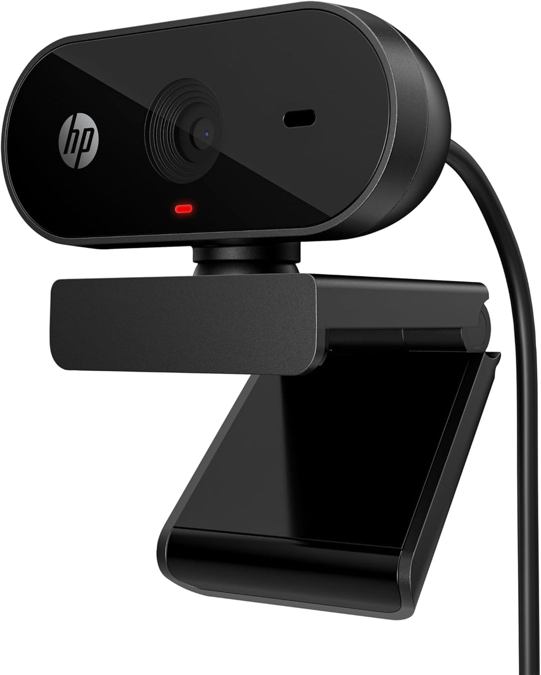 HP 320 All-in-One-Webcam (USB-A, 1080p/Full HD Auflösung, 360° schwenkbar, 66°-Weitwinkel, Belichtun