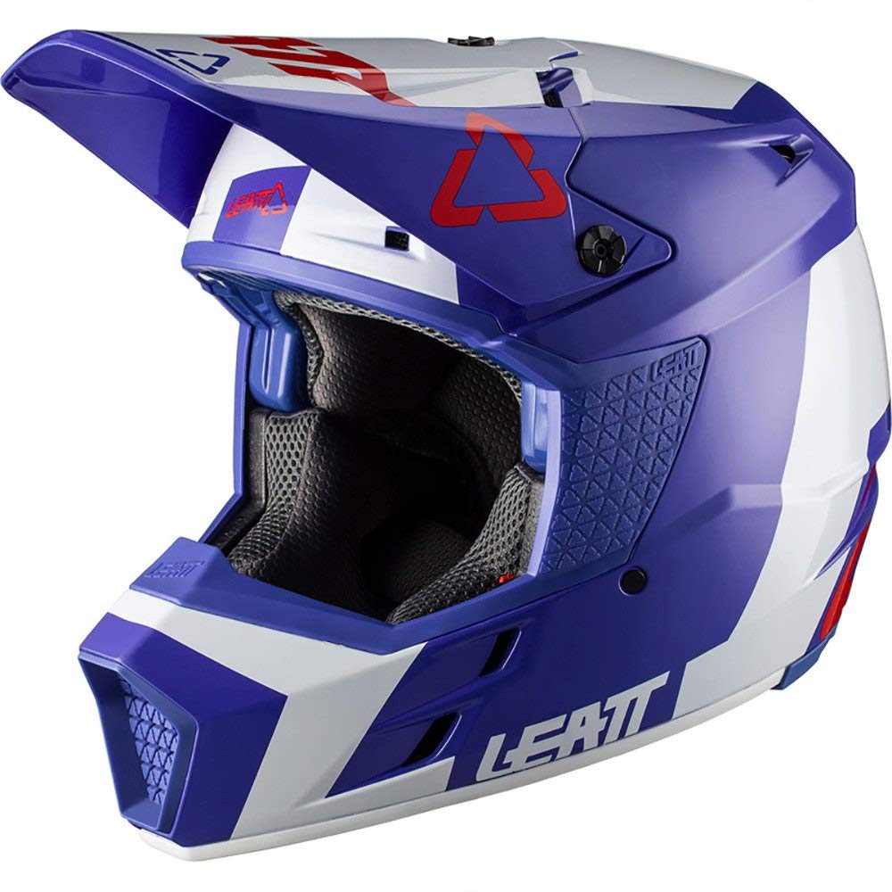 Leatt GPX 3.5 V20.2 Motocross Helm Blau/Weiss M (57/58)