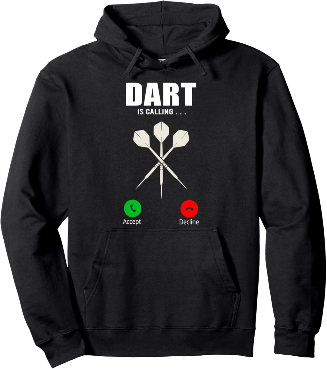 - Dart is calling - Lustiges Darts Dartpfeile Pullover Hoodie
