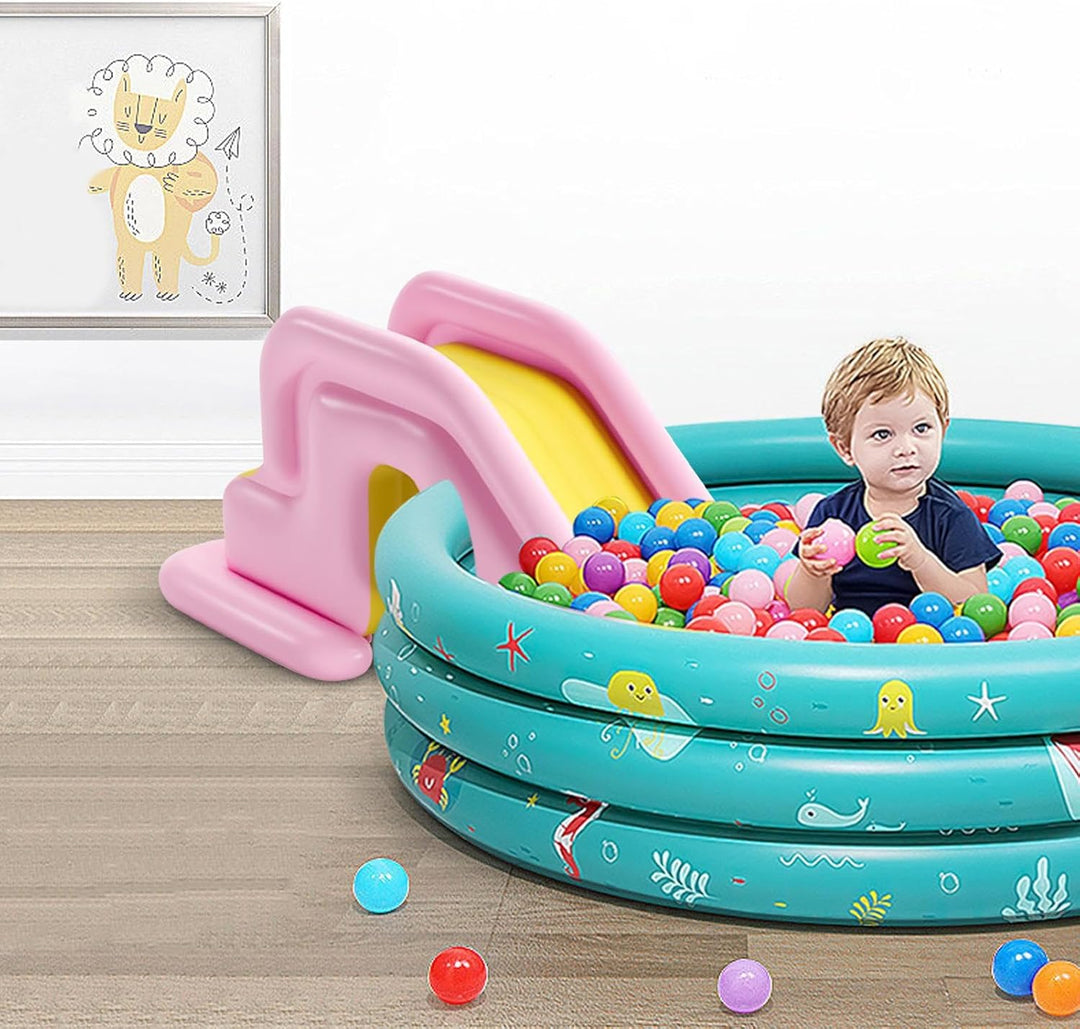 Aufblasbare Poolrutsche, breites, mit Wasser befüllbares Spielspielzeug, aufblasbarer Wasserrutschen