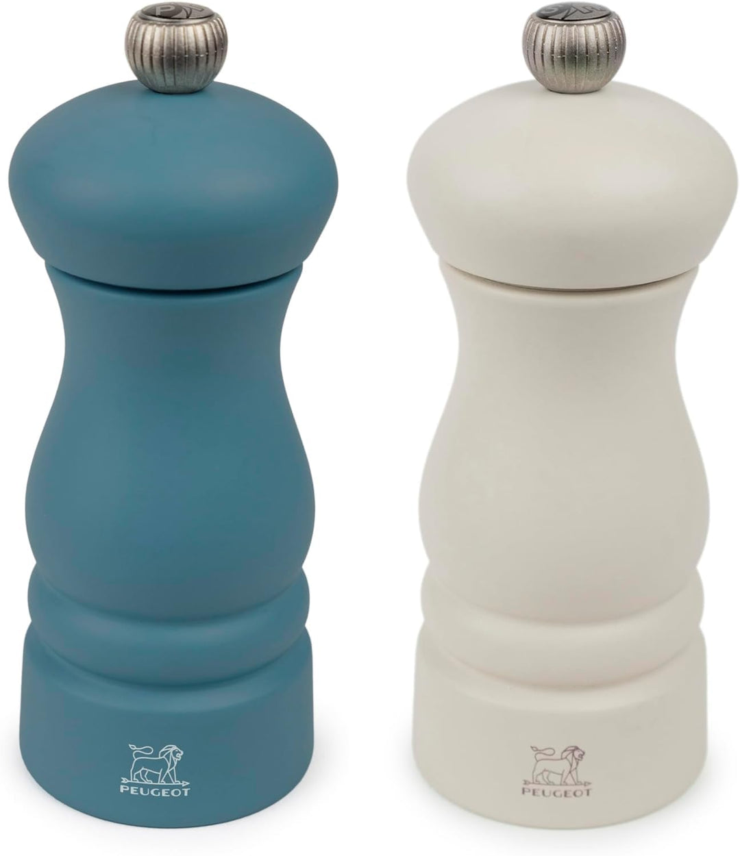 PEUGEOT - Pfeffer- und Salzmühle Clermont 13 cm - Himmelblau &amp; Weiss | Klassische Einstellung - Zirl