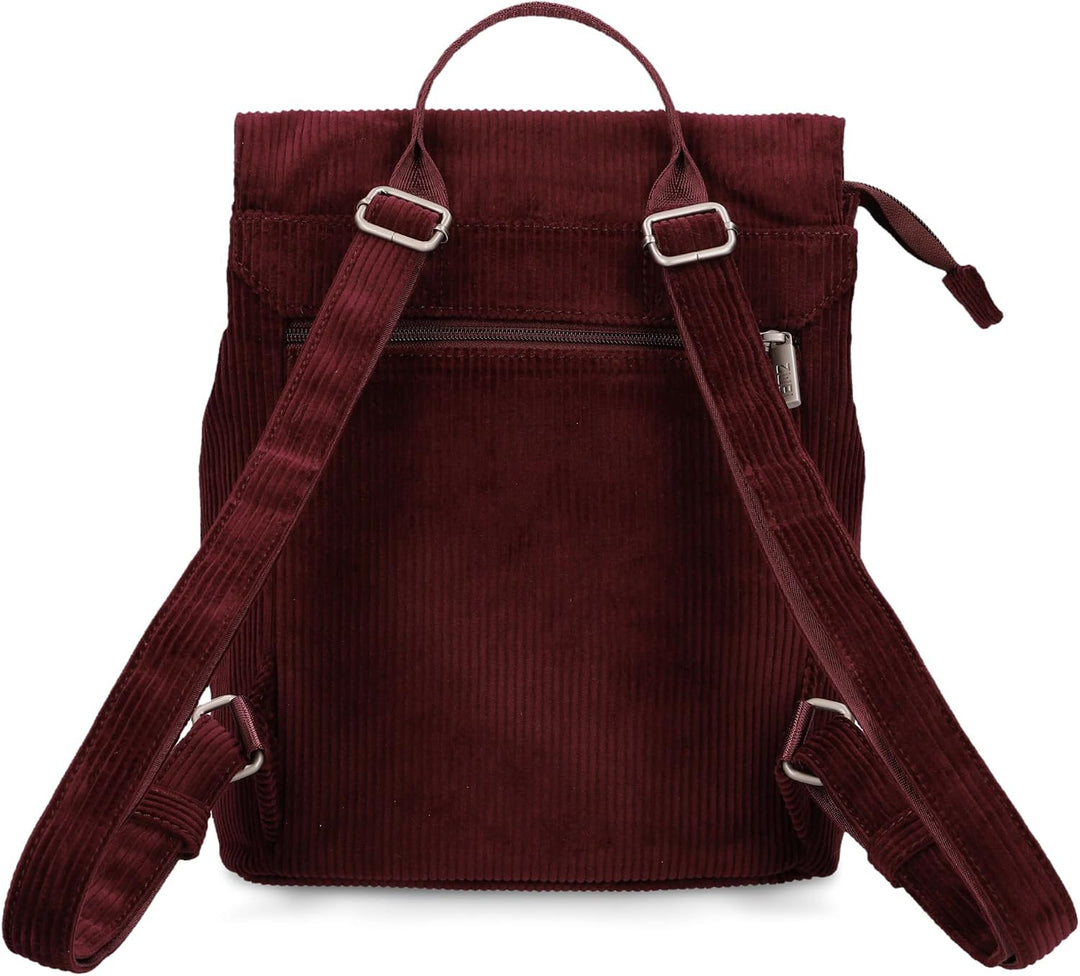 Zwei Damen City-Rucksack Mademoiselle.M MR8 4 Liter weiches Kunstleder, Magnet-Verschlussklappe, Hau