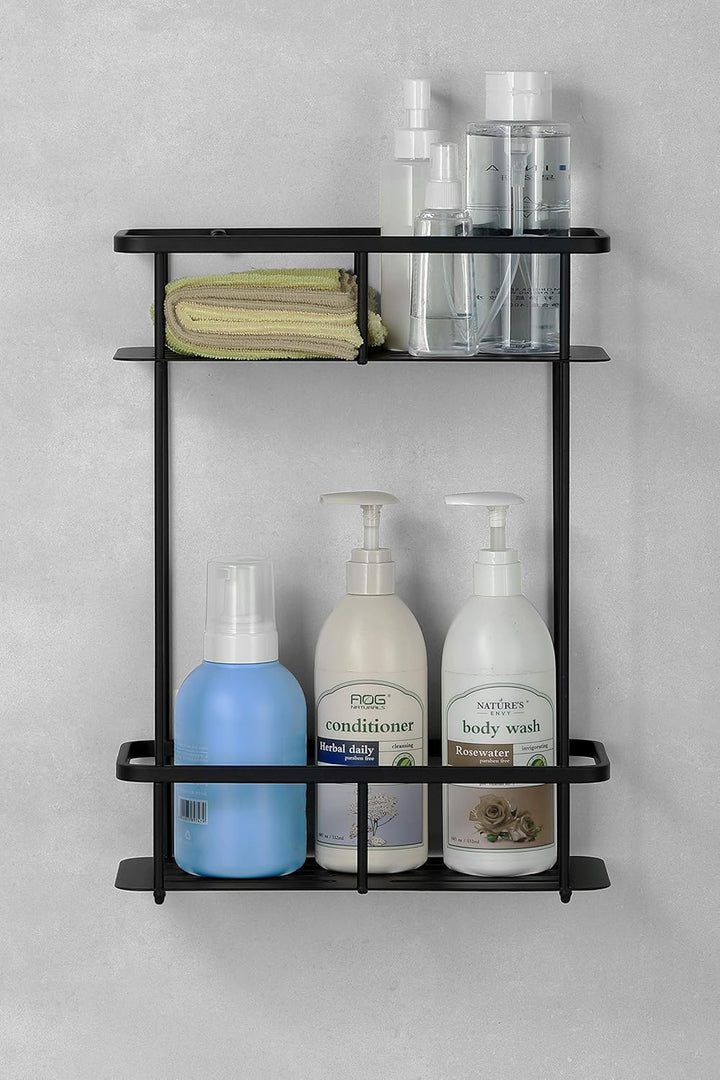 Ambrosya® | Exklusiver Duschkorb aus Edelstahl | Ablage Bad Badezimmer Badregal Duschablage Dusche D