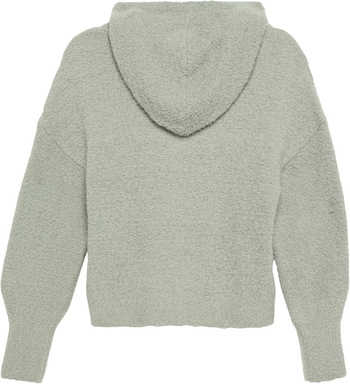 s.Oliver Strickpullover mit Kapuze im Relaxed Fit 146-152 Grau/Schwarz 9700, 146-152 Grau/Schwarz 97