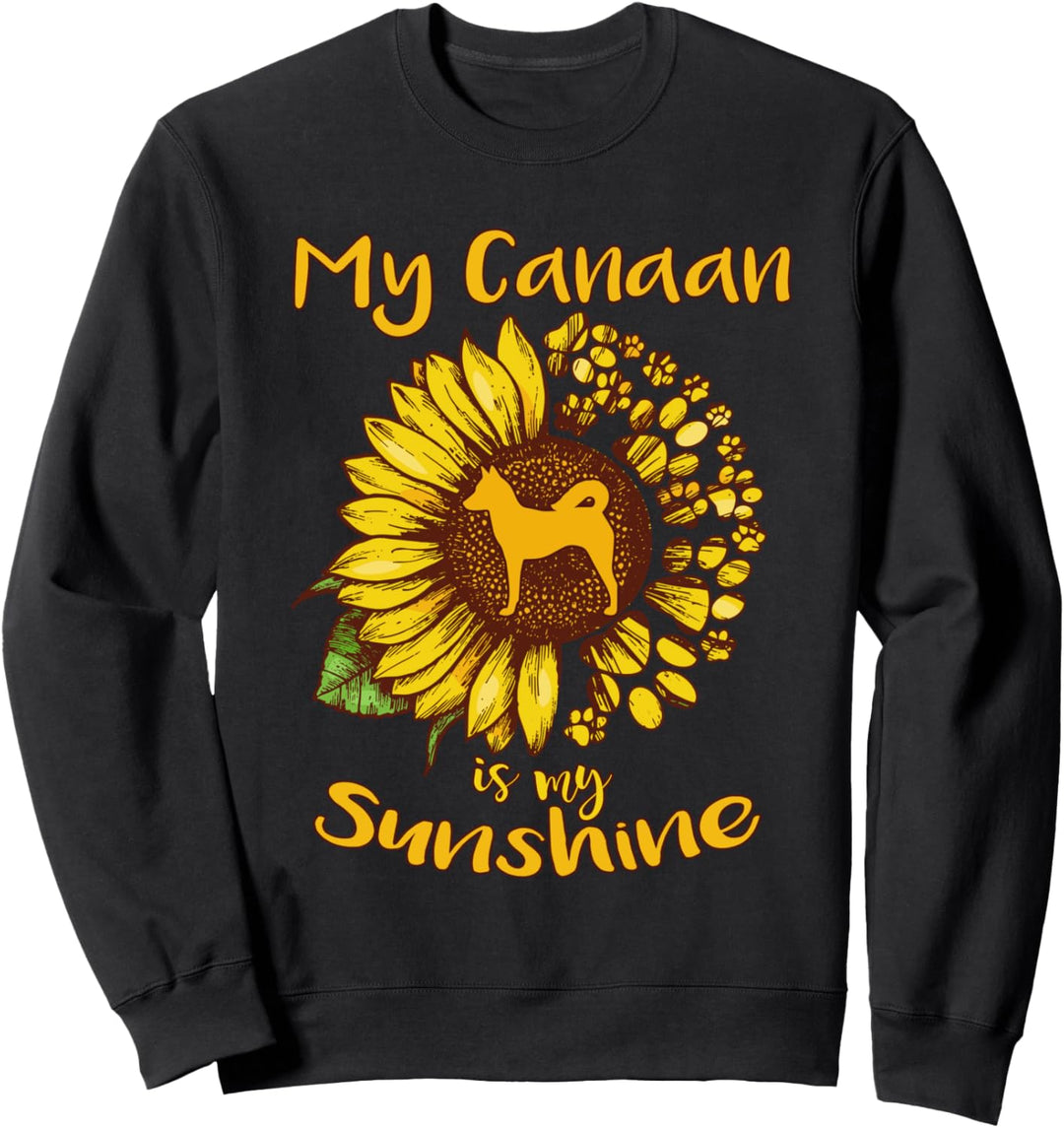 Canaan Dog My Sunshine Sunflower Dog Paw Lustiger Sweatshirt