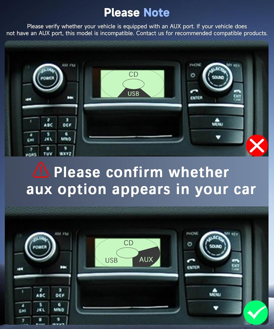 8 Kern 4G+64G Autoradio Android 15 für Volvo XC90 2004-2013, 9'' 1280*720P HD IPS Touchscreen Auto R