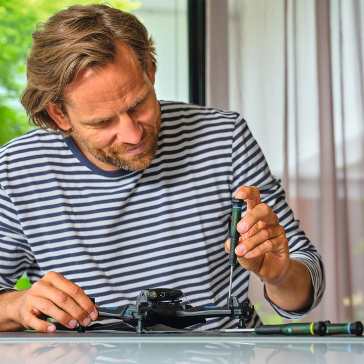 Bosch Präzisionsschraubendreher Set 8-teilig (Erstklassige S2-Stahl-Schraubendreher für Heimwerken u