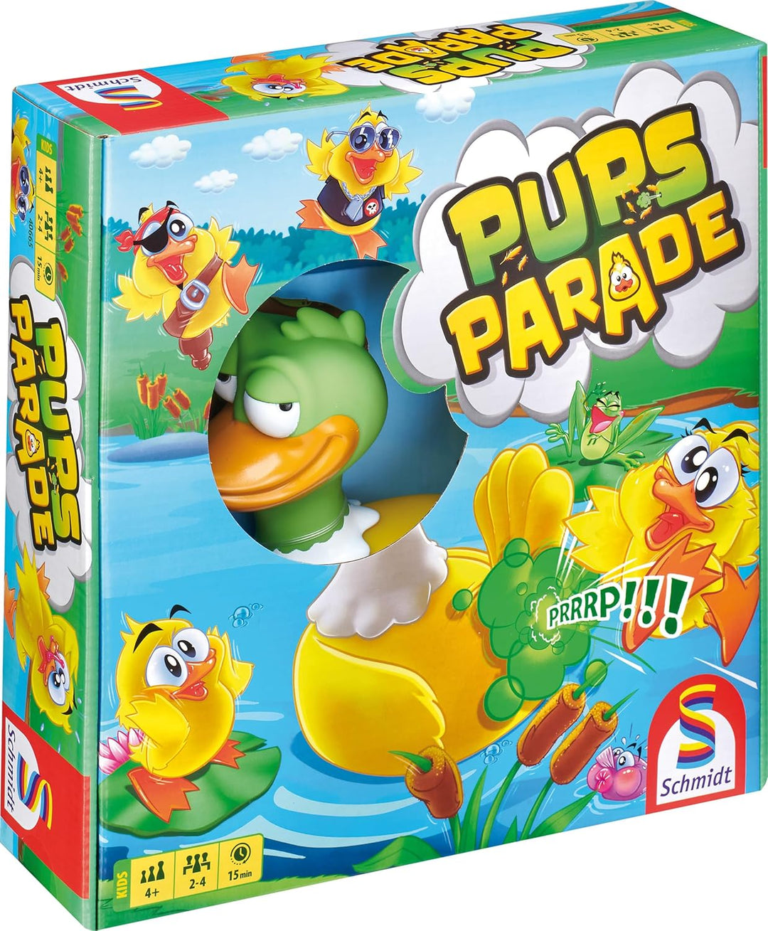 Schmidt Spiele 40665 Pupsparade, Kinderspiel, Actionspiel ab 4 Jahren