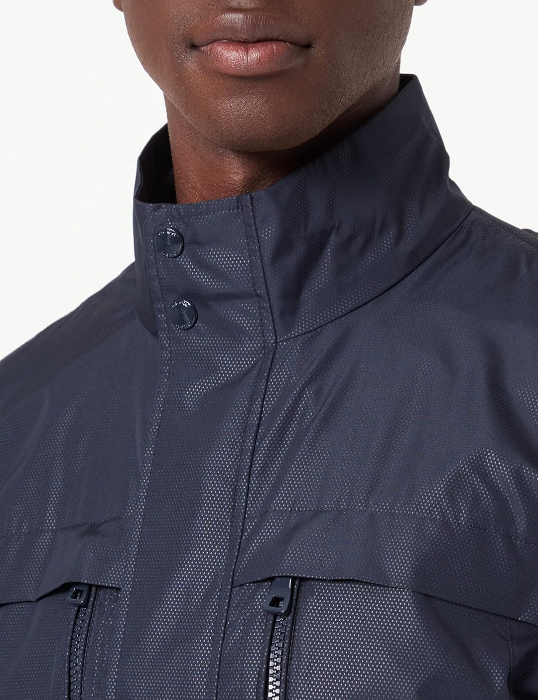 Geox Herren M Vincit Jacket 56 Sky Captain/Diamond, 56 Sky Captain/Diamond