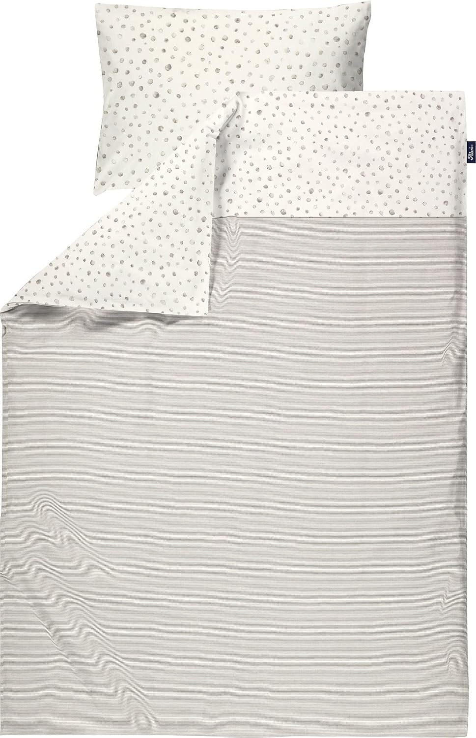 Alvi Bettwäsche Standard Aqua Dot 100x135 / 40x60 cm | 401200016
