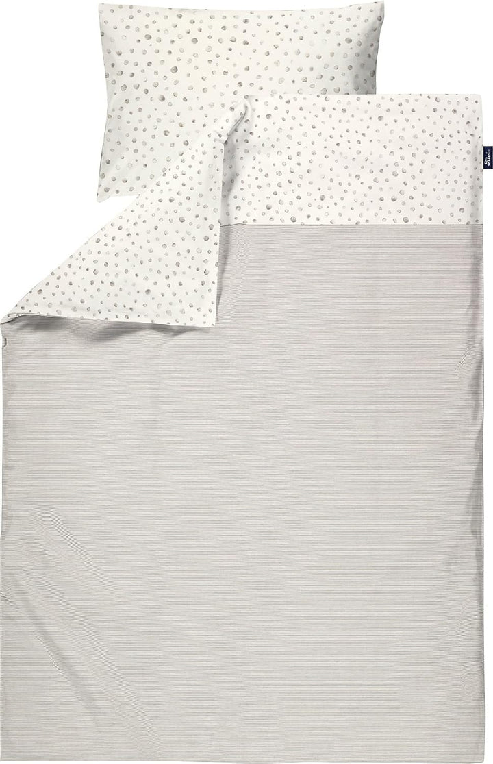 Alvi Bettwäsche Standard Aqua Dot 100x135 / 40x60 cm | 401200016