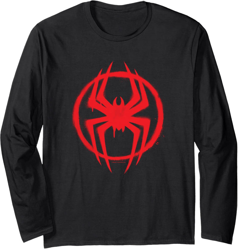 Marvel Spider-Man: Across the Spider-Verse Miles Symbol Langarmshirt