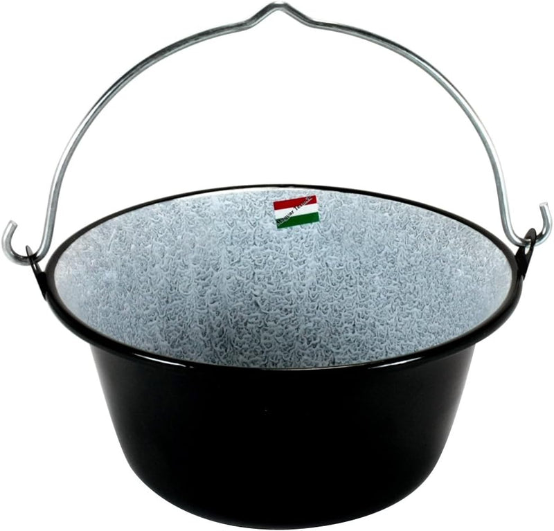Grillplanet Gulaschkessel 6 Liter emailliert für Kesselgulasch
