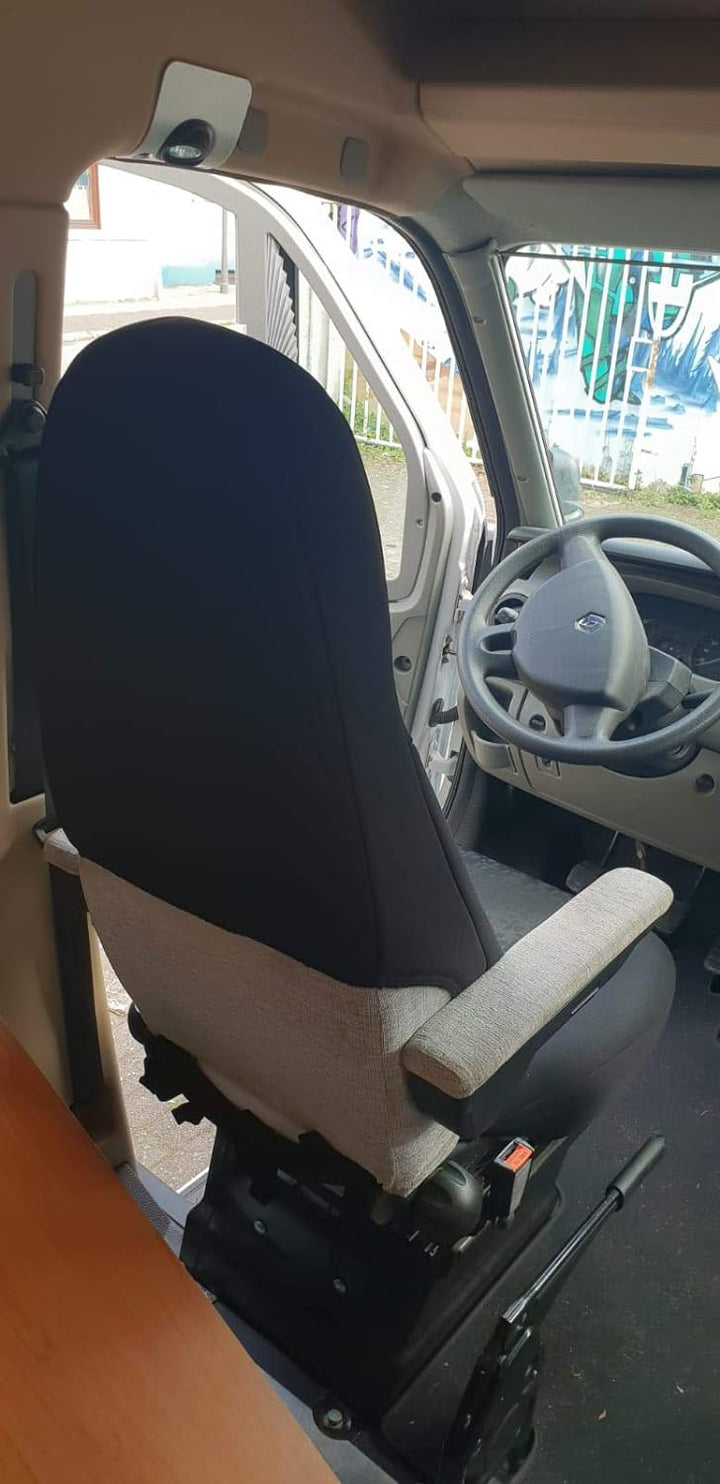 BREMER SITZBEZÜGE Mass Piloten Schonbezüge Sitzbezüge kompatibel mit Wohnmobil Camper Ducato Fahrer