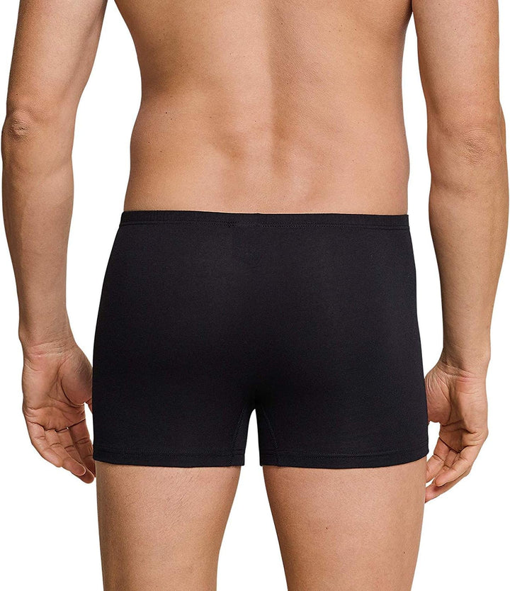 Schiesser Herren Boxershorts, 4er Pack (L / (6), schwarz)