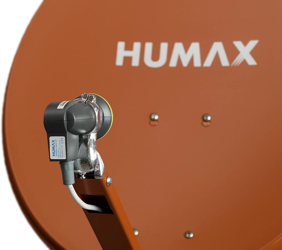 Humax Digital Professional Offset Antenne 75 cm - Farbe: Ziegelrot, E0773 ziegelrot 75 cm, ziegelrot