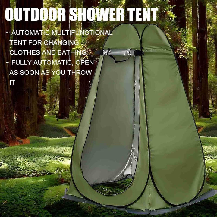 Pop Up Duschzelt Toilettenzelt Umkleidezelt Camping Privatsphäre Beistellzelt Grün, Grün