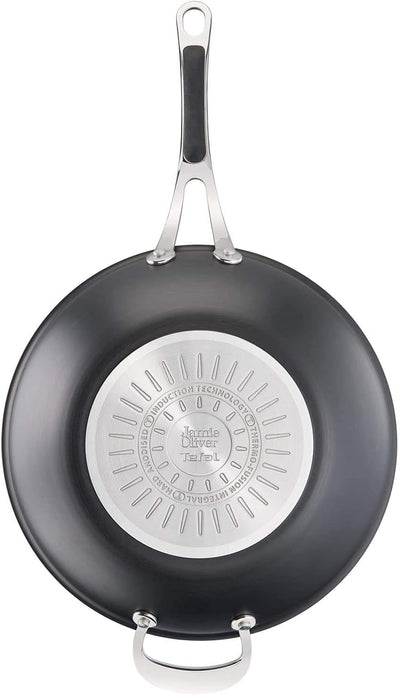 Tefal Jamie Oliver Cook's Classics Wokpfanne, 30 cm, antihaftbeschichtet, ofenfest, Induktion, genie