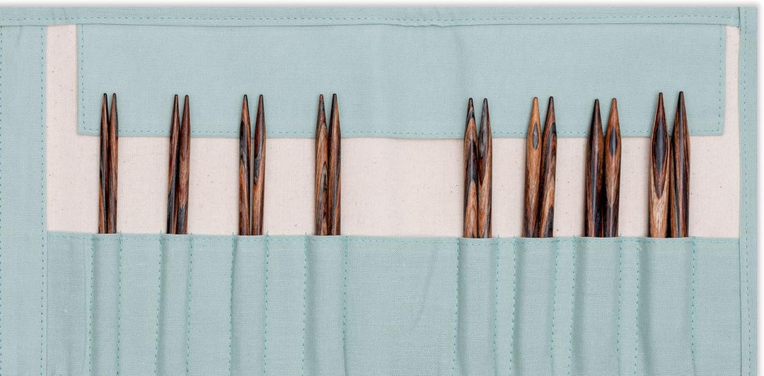 Prym 223802 Rundstricknadel Set Natural petrol 3,5-8