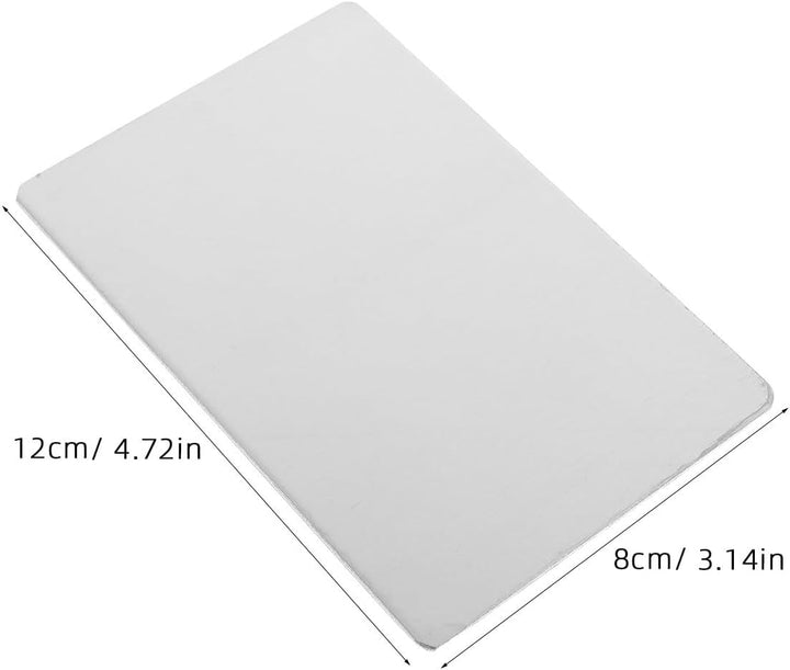 Kaninchen Kühlplatte mit Kühl und Wärmeableitungsfunktion 3 Stück aus Edelstahl 12x8cm Haustier Kühl